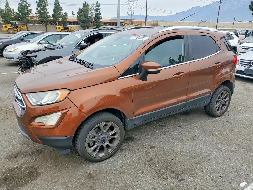 2019 FORD ECOSPORT — VIN MAJ6S3KLXKC263813