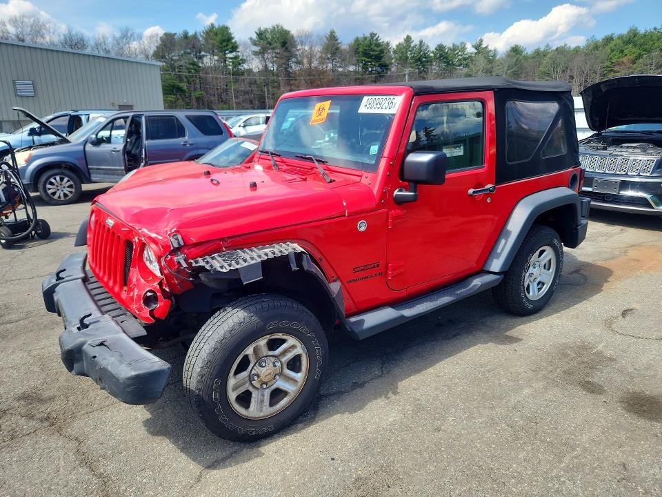 2016 JEEP WRANGER SP — VIN 1C4AJWAG3GL151603