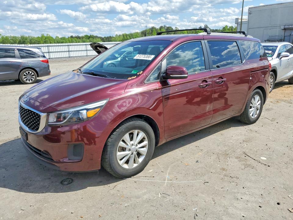 2016 KIA SEDONA — VIN KNDMB5C12G6124128