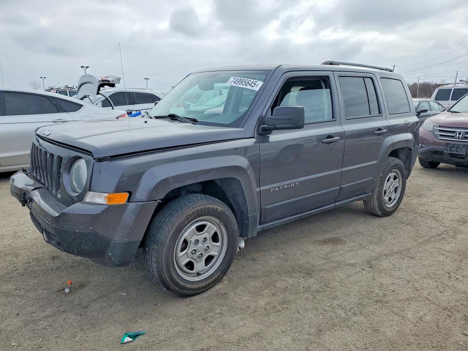 2016 JEEP PATRIOT SP — VIN 1C4NJRBB4GD779508