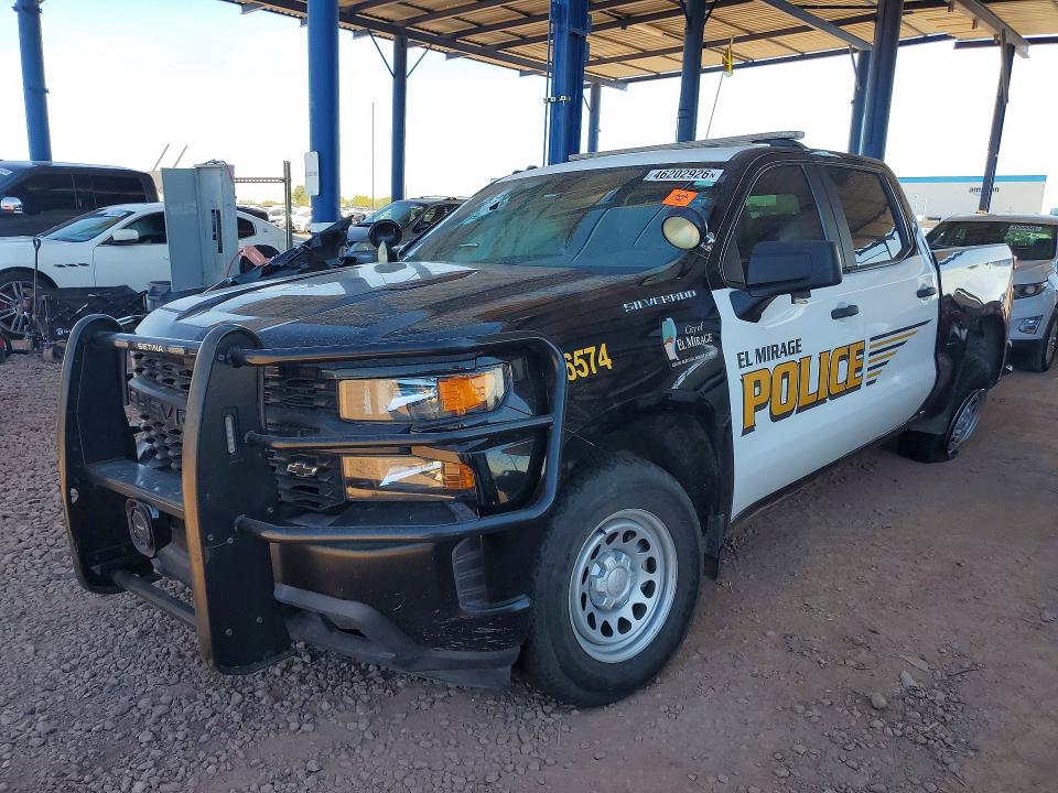 2021 CHEVROLET SILVERADO — VIN 3GCUYAEF8MG196574