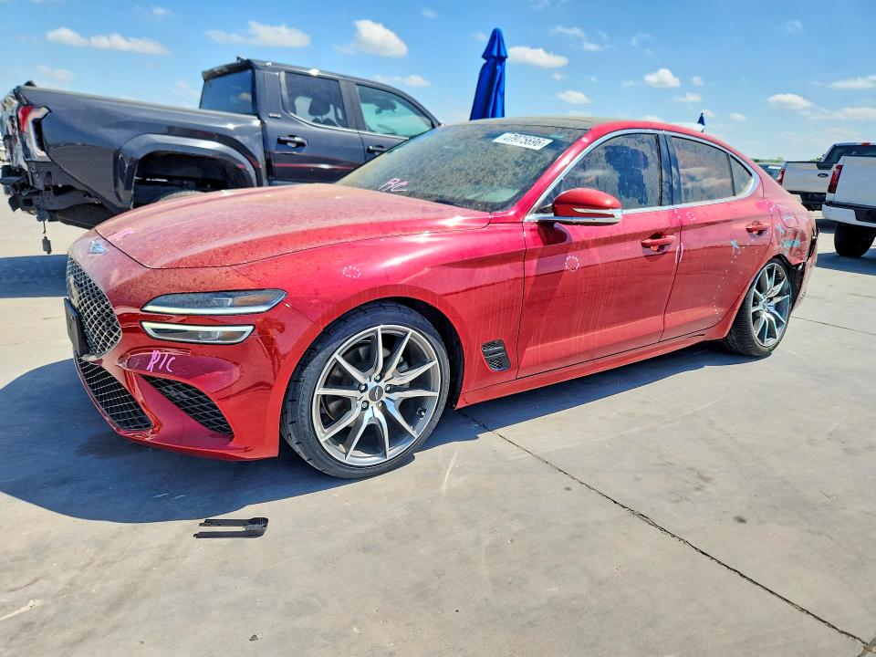 2022 GENESIS G70 — VIN KMTG34TA0NU089927