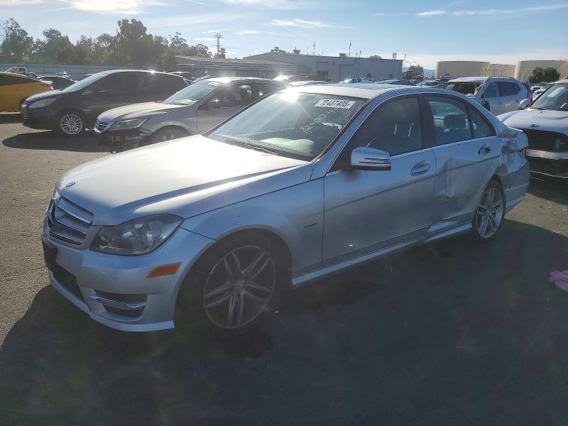 2012 MERCEDES-BENZ C 250 — VIN WDDGF4HB3CA601806