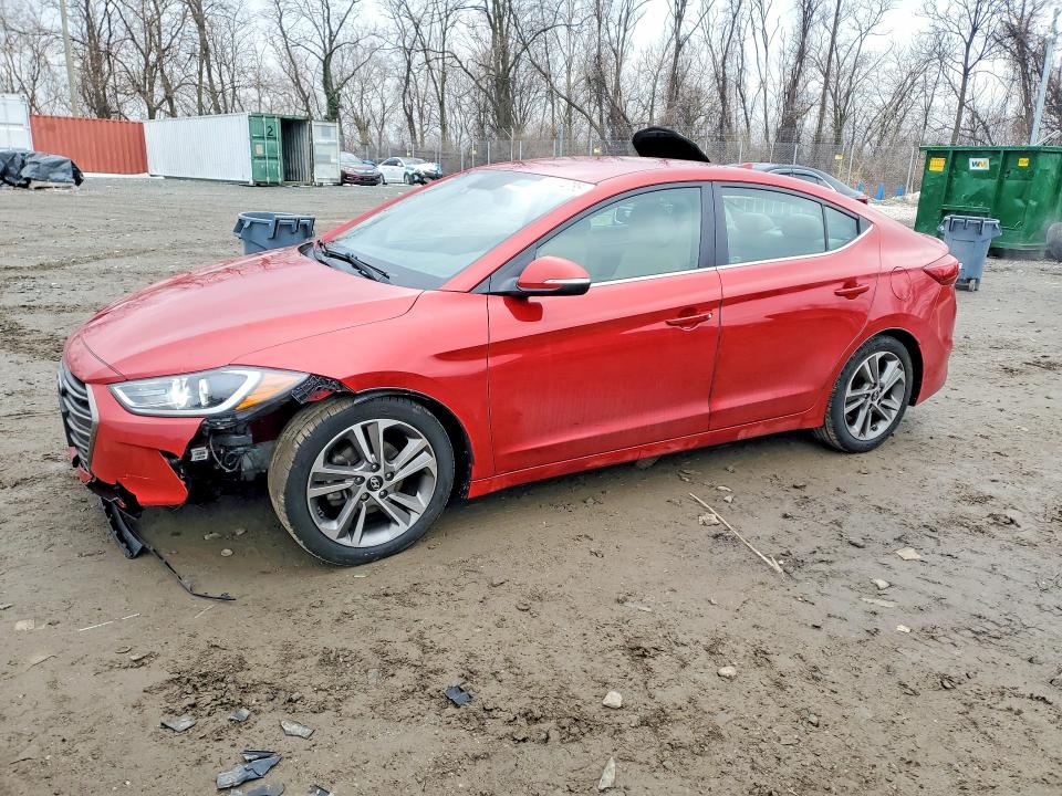 2018 HYUNDAI ELANTRA — VIN 5NPD84LF5JH282092