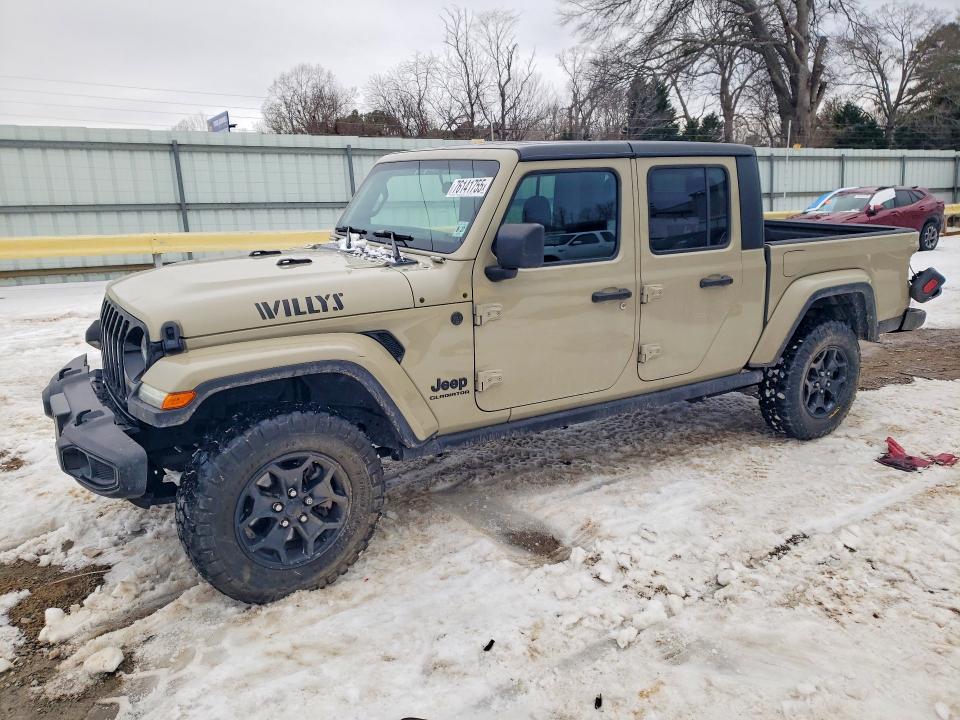 2022 JEEP GLADIATOR — VIN 1C6HJTAG3NL171187