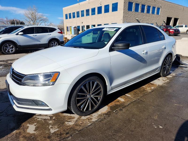 2016 VOLKSWAGEN JETTA SPOR — VIN 3VWD17AJ1GM343709