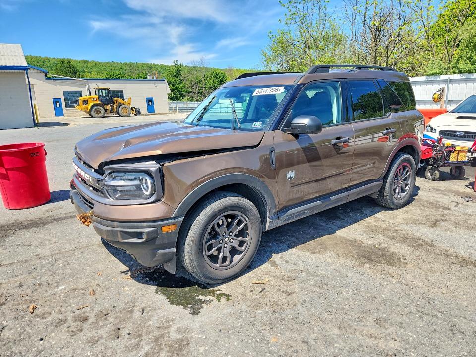 2022 FORD BRONCO SPORT — VIN 3FMCR9B63NRD76316