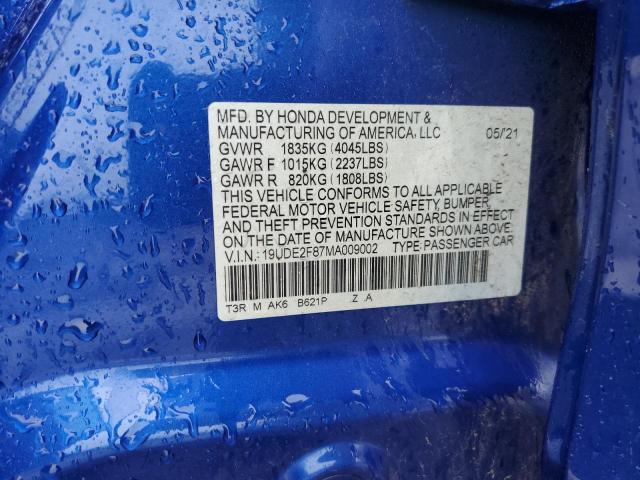 19UDE2F87MA009002
