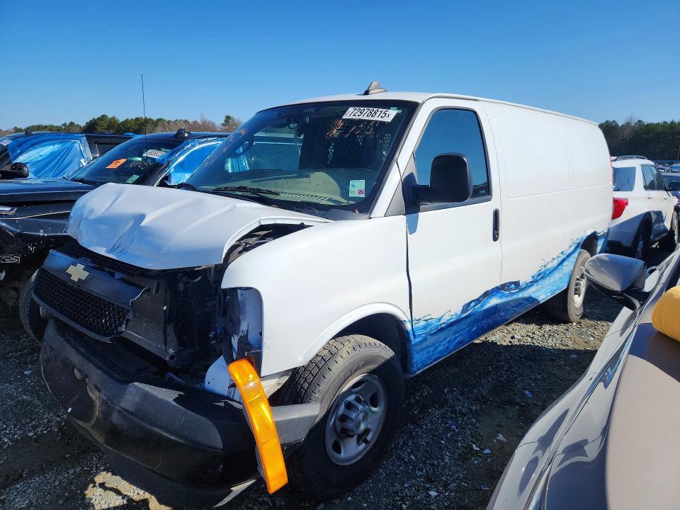 2022 CHEVROLET EXPRESS G2500 — VIN 1GCWGAFP6N1282811