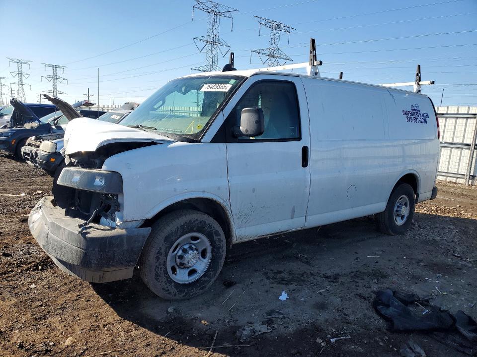 2019 CHEVROLET EXPRESS G2500 — VIN 1GCWGAFG1K1372704