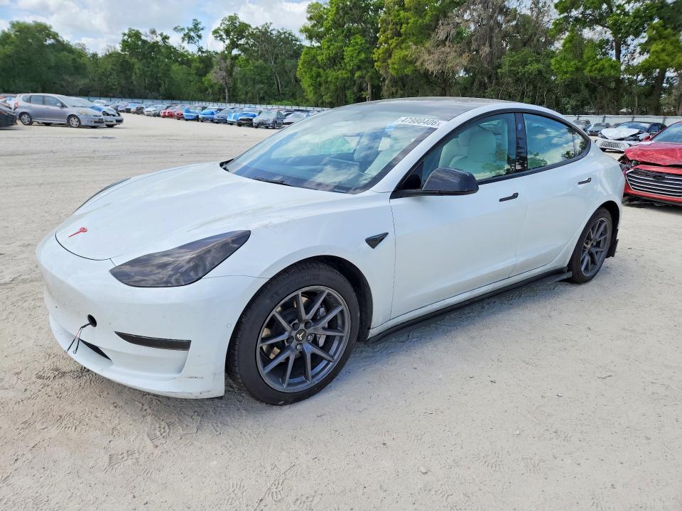 2022 TESLA MODEL 3 — VIN 5YJ3E1EB9NF231244