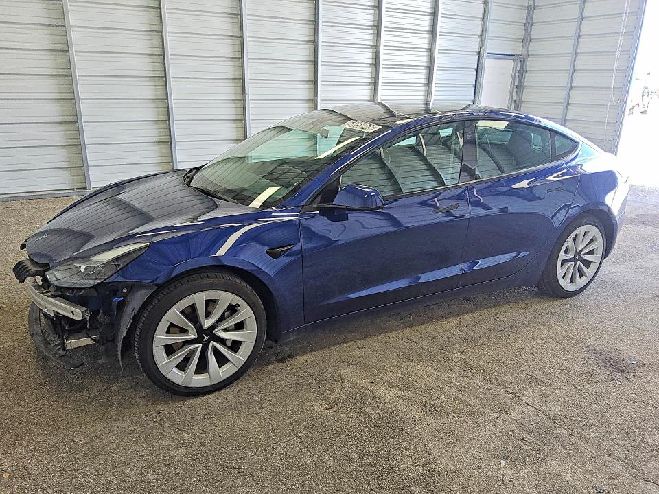 2022 TESLA MODEL 3 — VIN 5YJ3E1EA3NF368929