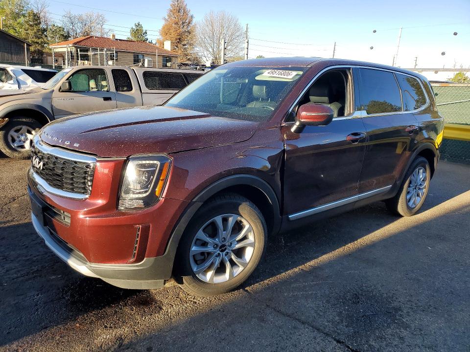 2022 KIA TELLURIDE — VIN 5XYP2DHC0NG292569