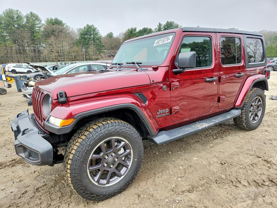 2021 JEEP WRANGLER UNLIMITED — VIN 1C4HJXDG9MW703714