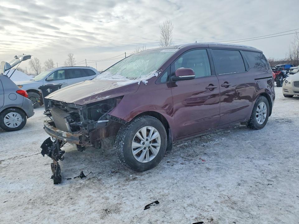 2016 KIA SEDONA — VIN KNDMB5C12G6220907