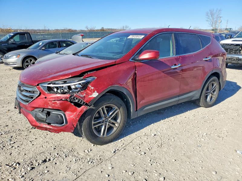 2018 HYUNDAI SANTA FE S — VIN 5XYZTDLB6JG555761