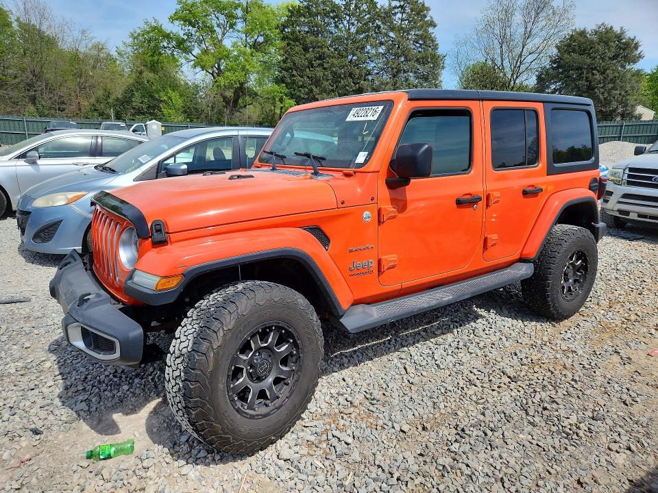 2018 JEEP WRANGLER — VIN 1C4HJXENXJW315934