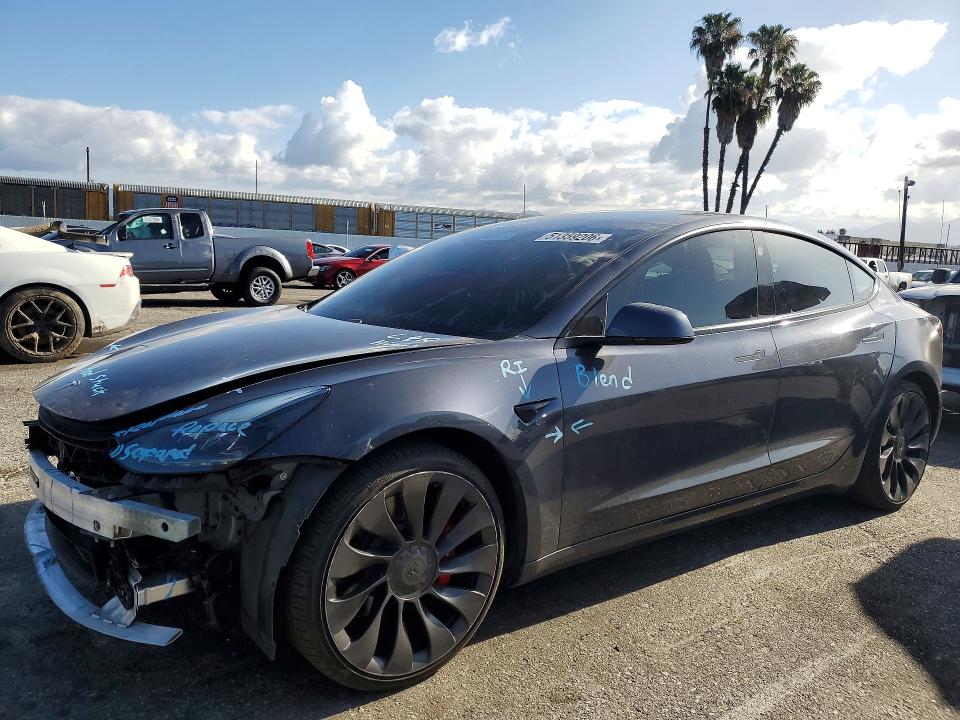 2021 TESLA MODEL 3 — VIN 5YJ3E1EC0MF077871