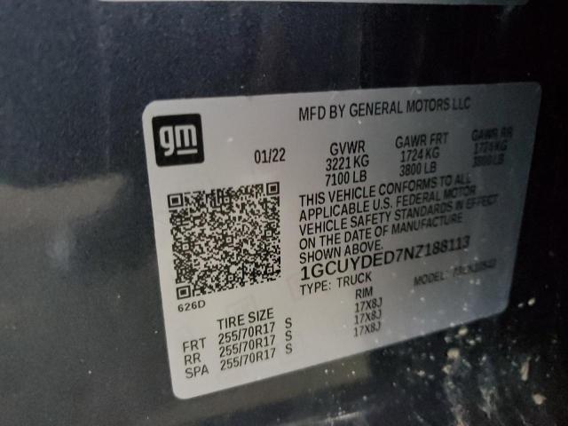 1GCUYDED7NZ188113