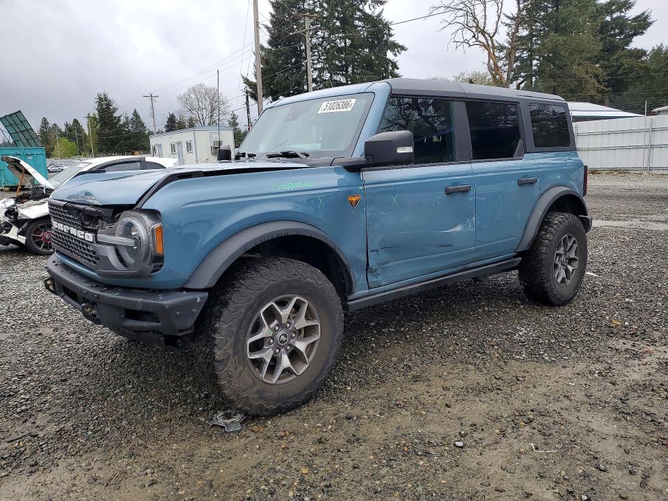 2022 FORD BRONCO — VIN 1FMEE5DPXNLB51750