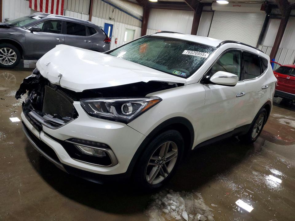 2018 HYUNDAI SANTA FE S — VIN 5XYZUDLB5JG516575