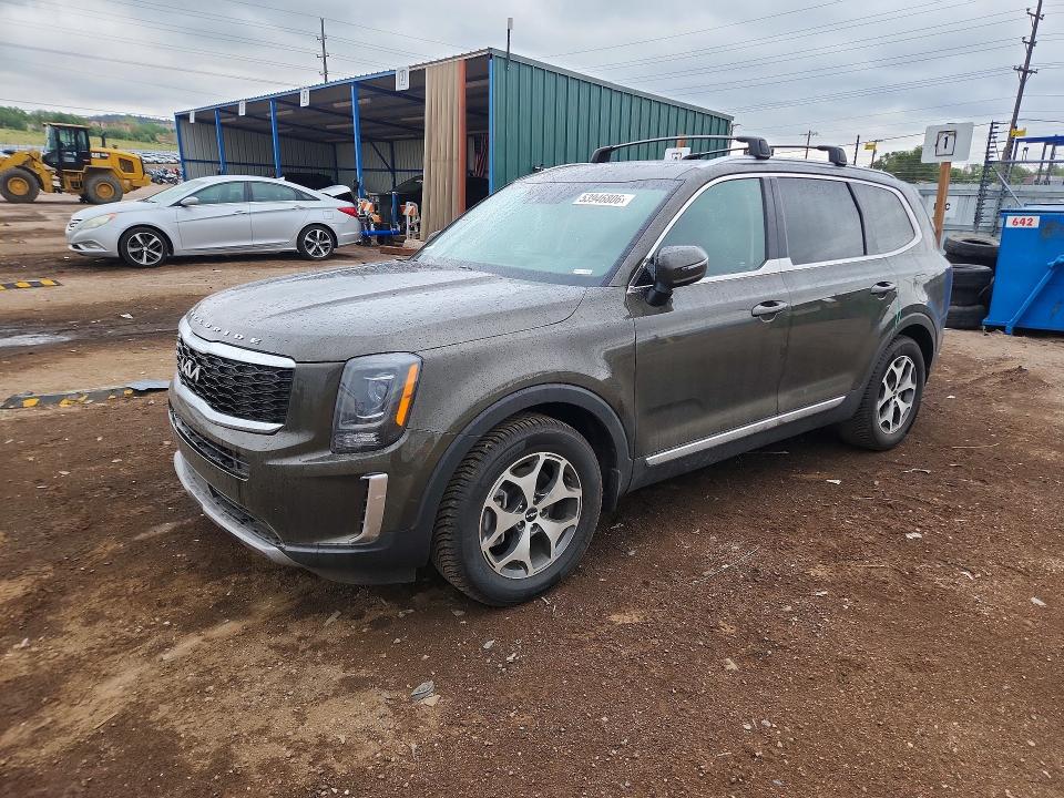 2022 KIA TELLURIDE — VIN 5XYP3DHC0NG273775