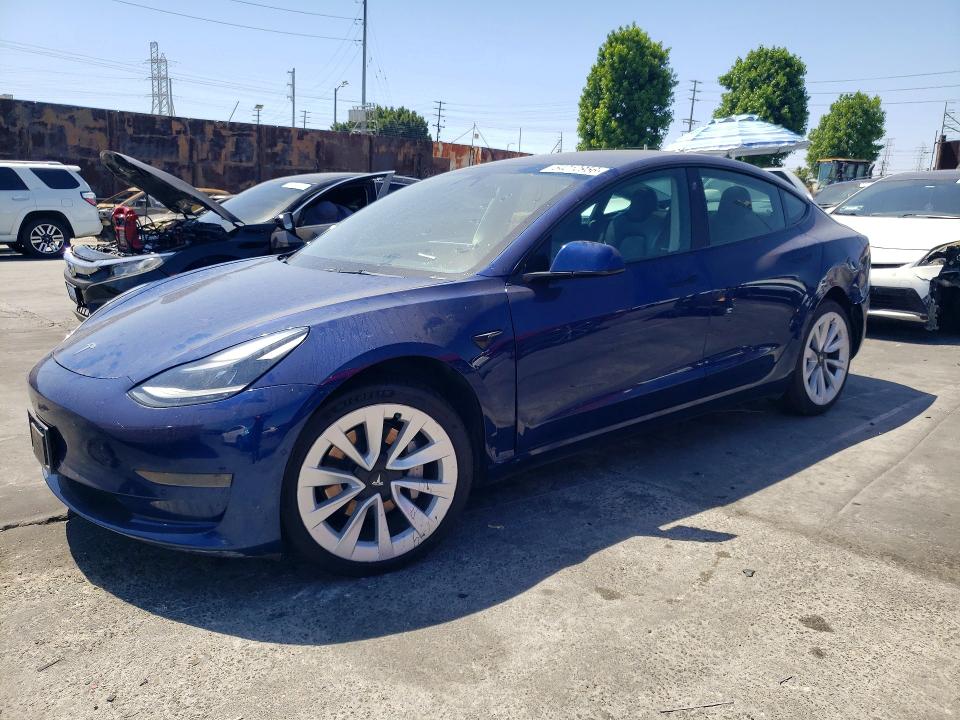 2022 TESLA MODEL 3 — VIN 5YJ3E1EA7NF143185