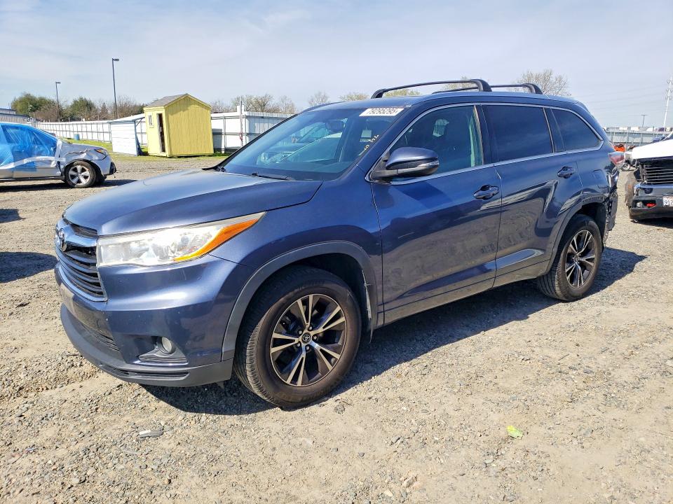2016 TOYOTA HIGHLANDER — VIN 5TDJKRFH0GS286620