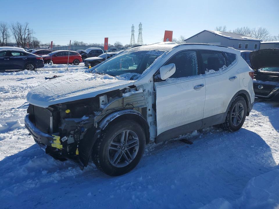 2017 HYUNDAI SANTA FE S — VIN 5NMZU3LB3HH042040