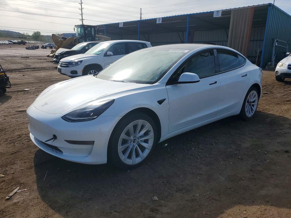 2022 TESLA MODEL 3 — VIN 5YJ3E1EB5NF264354