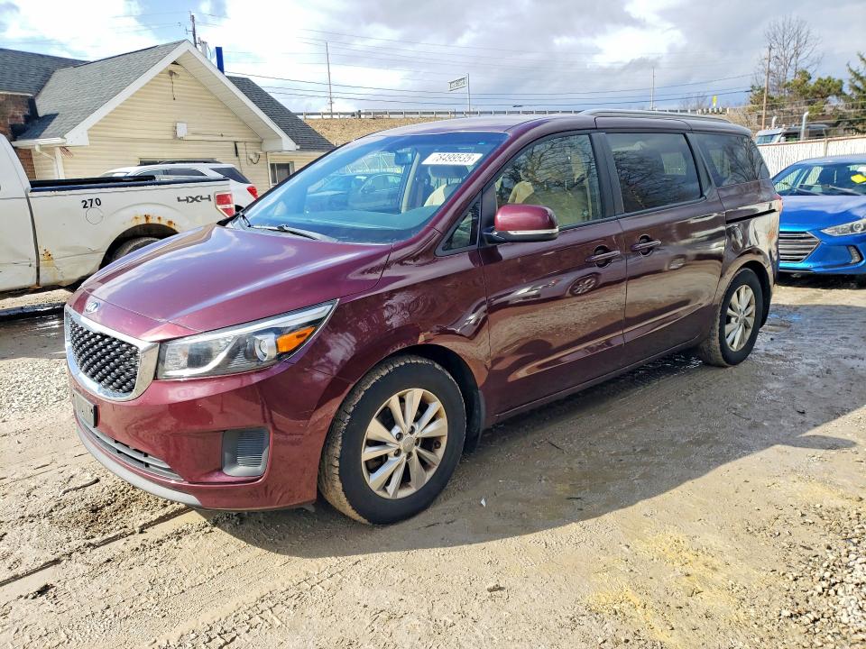 2016 KIA SEDONA — VIN KNDMB5C15G6145023