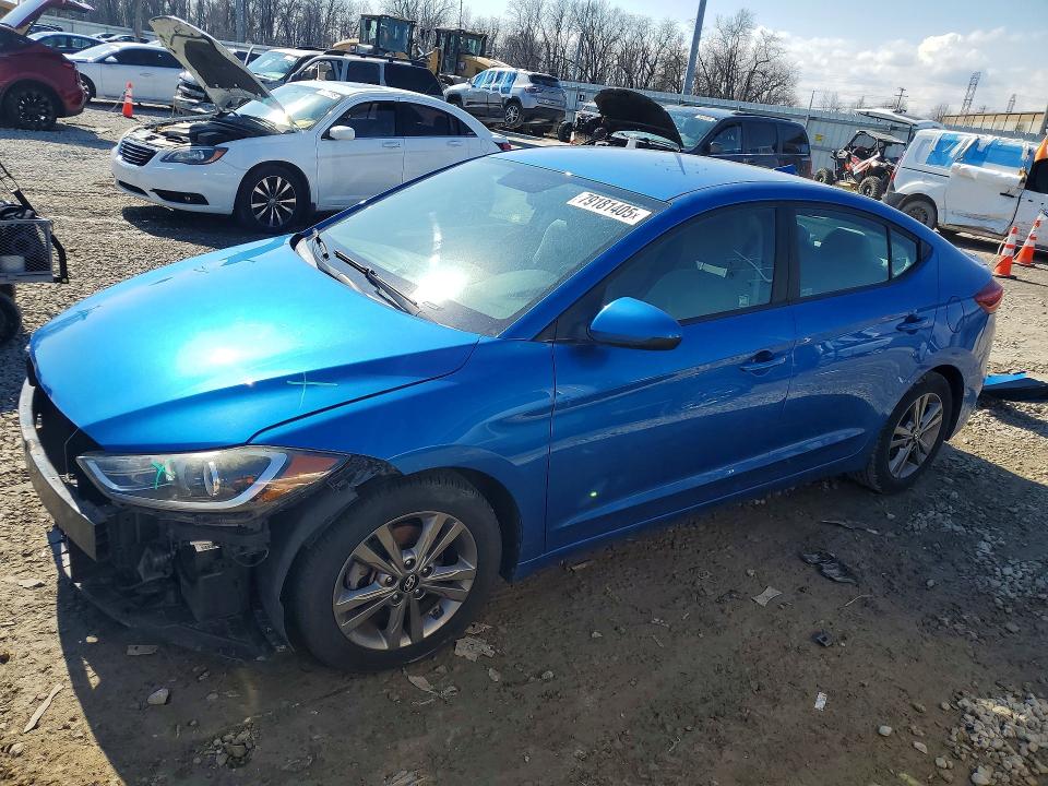 2018 HYUNDAI ELANTRA — VIN 5NPD84LF0JH217408
