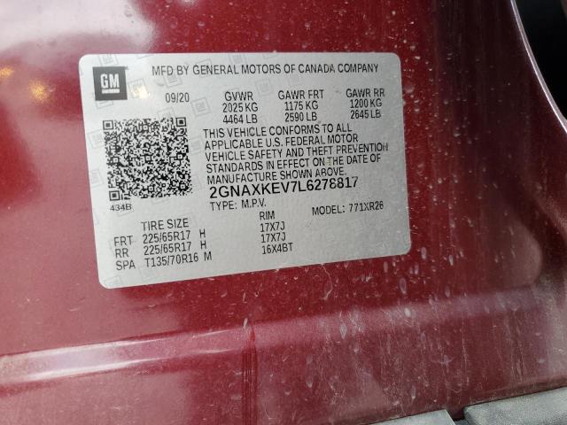 2GNAXKEV7L6278817