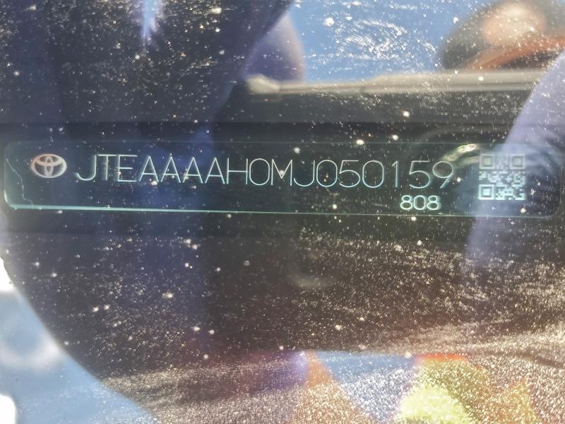 JTEAAAAH0MJ050159