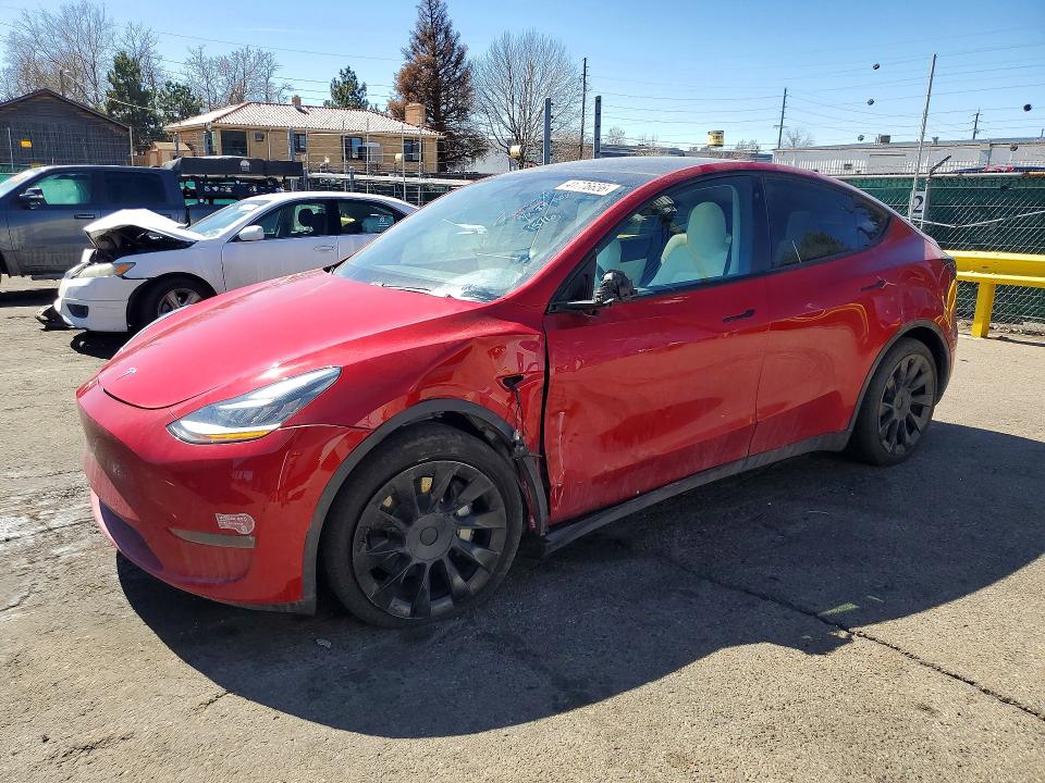 2020 TESLA MODEL Y — VIN 5YJYGDEE9LF051576