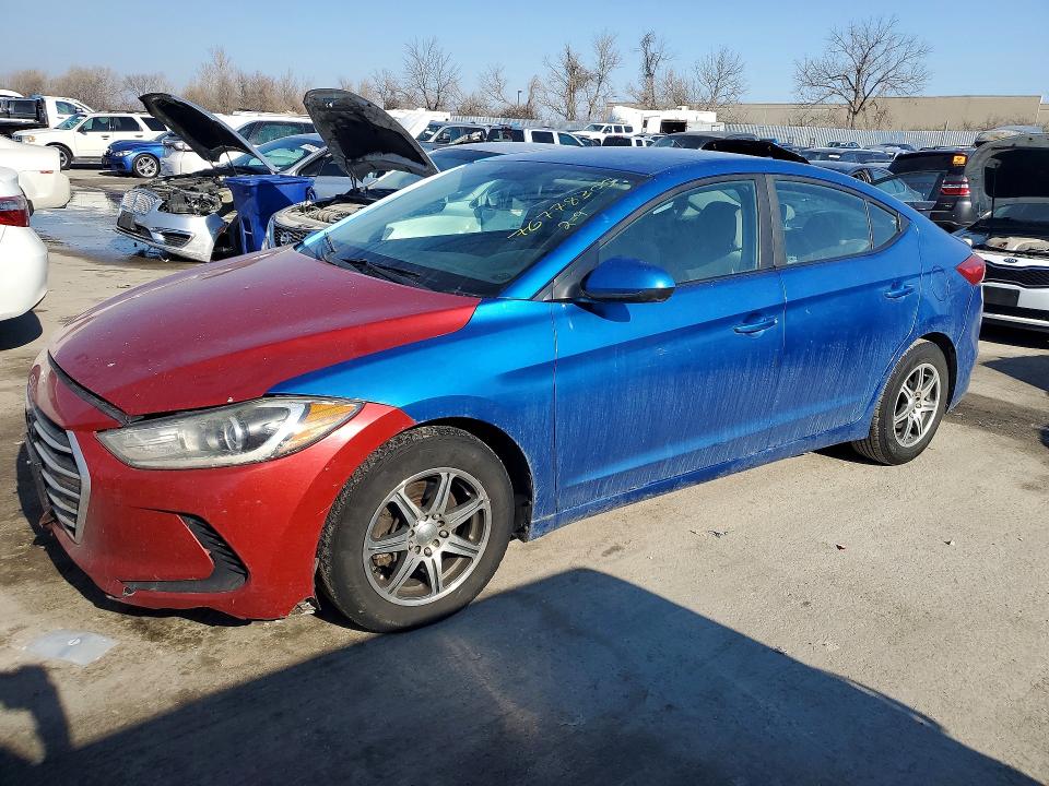 2017 HYUNDAI ELANTRA SE — VIN 5NPD74LF6HH176585