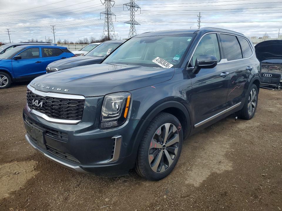 2022 KIA TELLURIDE — VIN 5XYP6DHC8NG235900