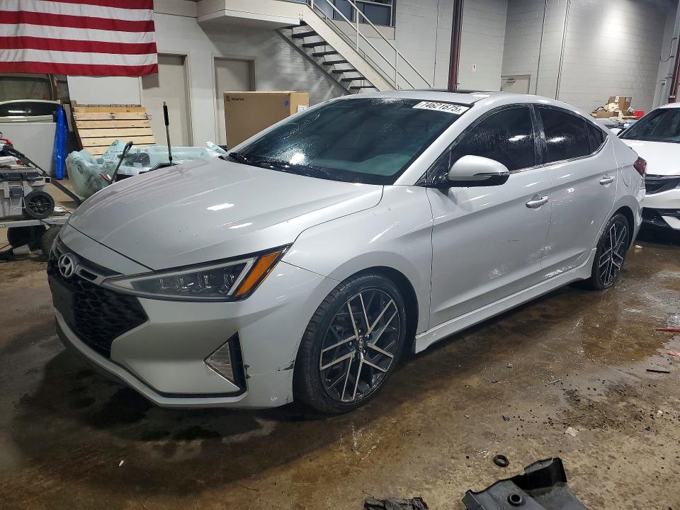 2019 HYUNDAI ELANTRA — VIN KMHD04LB1KU837143