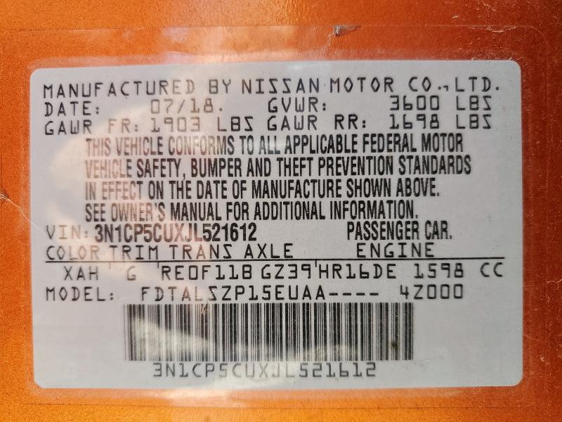 3N1CP5CUXJL521612