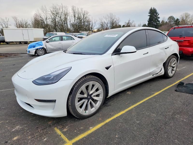 2022 TESLA MODEL 3 — VIN 5YJ3E1EB7NF360387