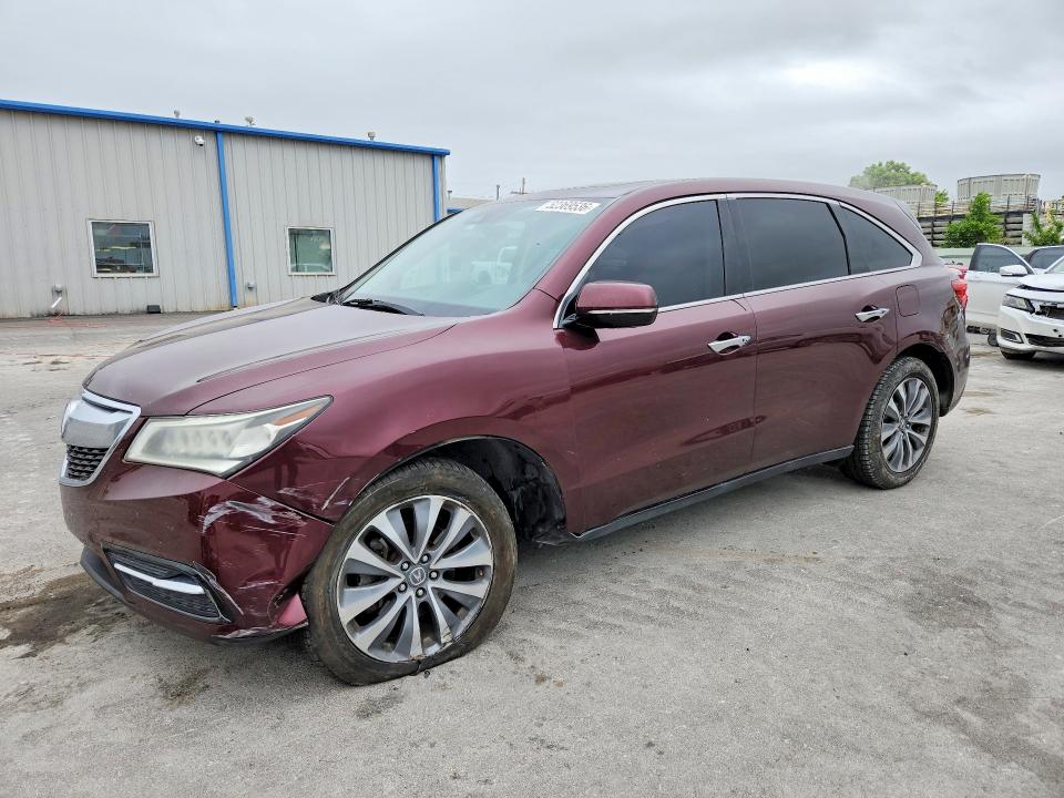 2016 ACURA MDX — VIN 5FRYD3H69GB009324