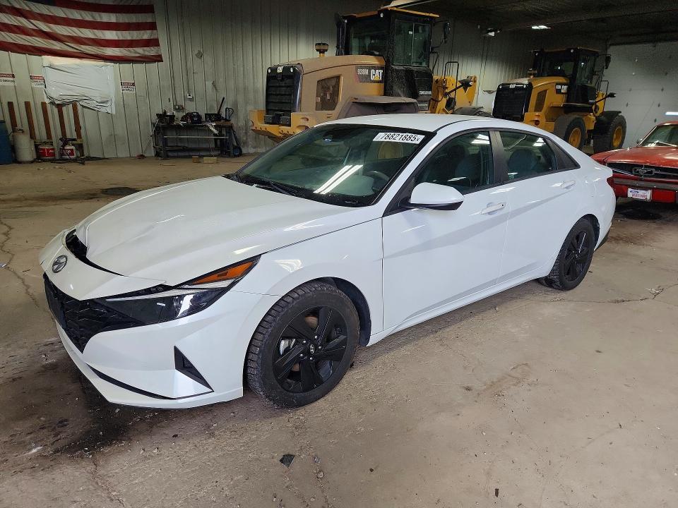 2021 HYUNDAI ELANTRA — VIN 5NPLM4AGXMH024433