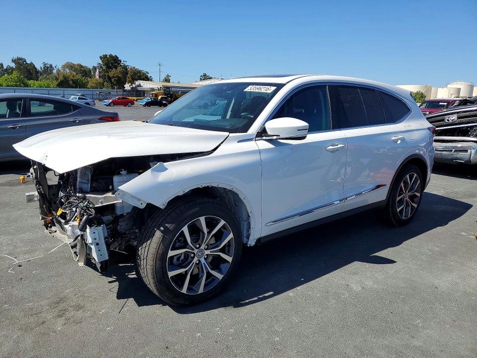 2022 ACURA MDX — VIN 5J8YE1H42NL009629