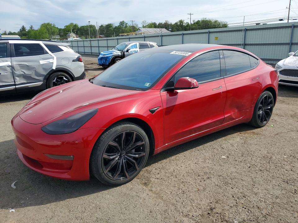 2021 TESLA MODEL 3 — VIN 5YJ3E1EB8MF033513