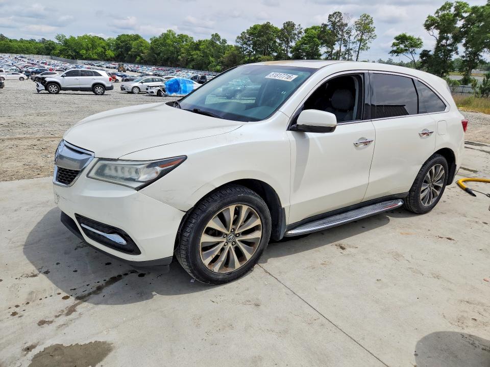 2016 ACURA MDX — VIN 5FRYD3H43GB019085