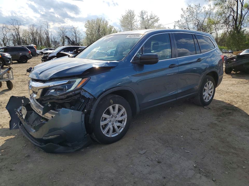 2019 HONDA PILOT — VIN 5FNYF6H11KB057667