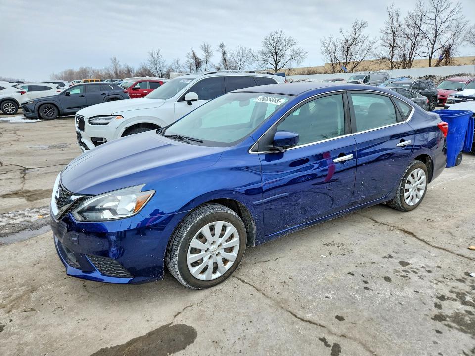 2019 NISSAN SENTRA S — VIN 3N1AB7APXKY206862