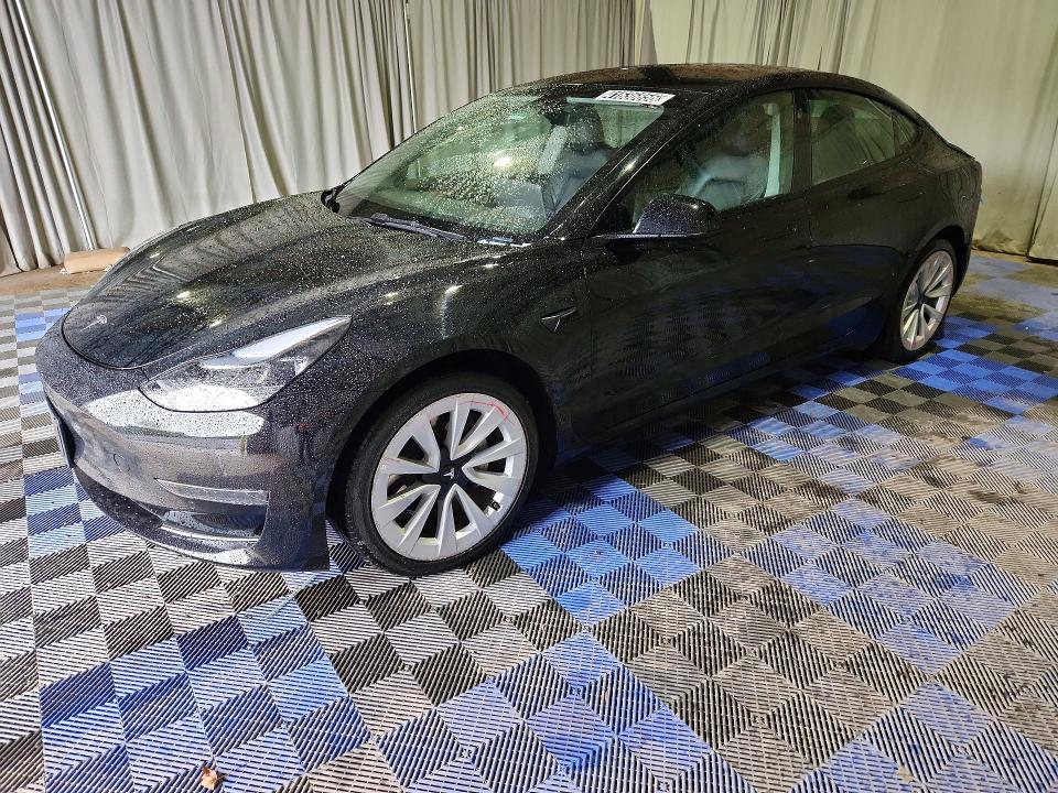 2022 TESLA MODEL 3 — VIN 5YJ3E1EA7NF372420