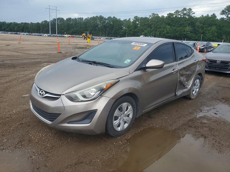 2016 HYUNDAI ELANTRA — VIN 5NPDH4AEXGH776970