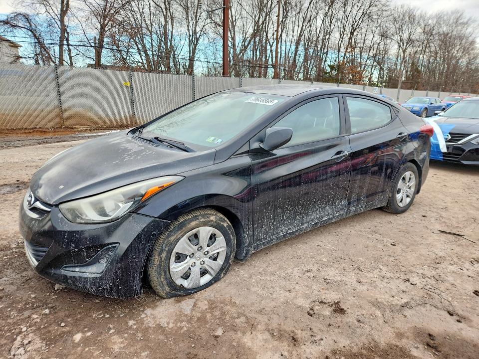 2016 HYUNDAI ELANTRA — VIN KMHDH4AE5GU501573